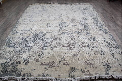 Jaipur Grey Hand Knotted 711 X 100 Area Rug 905-146755 Image 1