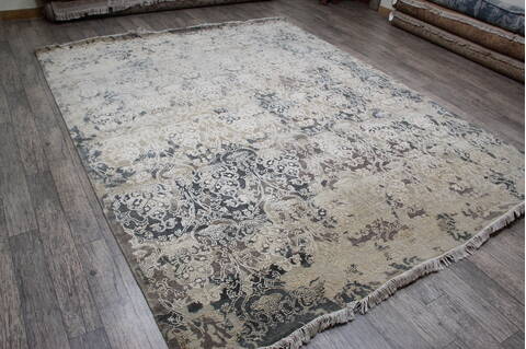 Jaipur Grey Hand Knotted 711 X 100 Area Rug 905-146755 Image 2