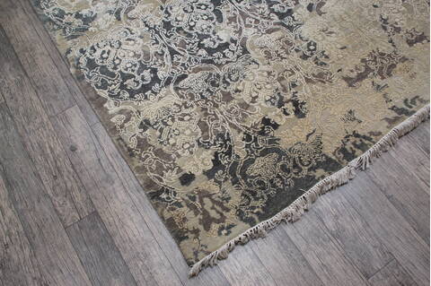 Jaipur Grey Hand Knotted 711 X 100 Area Rug 905-146755 Image 4