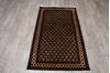 Kashmir Black Hand Knotted 211 X 50 Area Rug 905-146756 Thumb 6