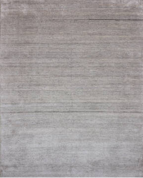 Jaipur Grey Hand Knotted 8'0" X 10'0"  Area Rug 905-146761