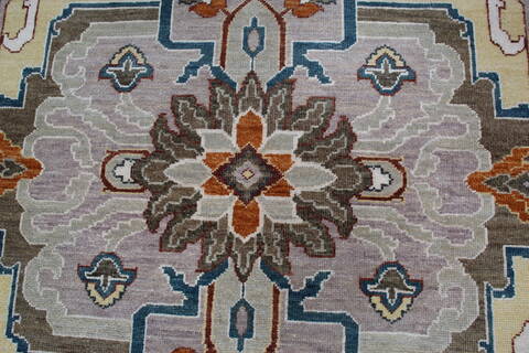 Heriz Grey Hand Knotted 60 X 90 Area Rug 905-146769 Image 3