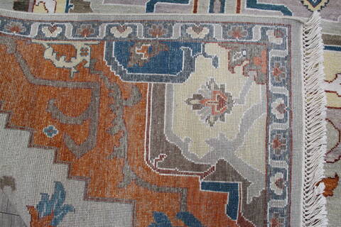 Heriz Grey Hand Knotted 60 X 90 Area Rug 905-146769 Image 6