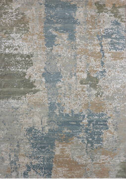 Jaipur Blue Hand Knotted 5'0" X 7'1"  Area Rug 905-146773