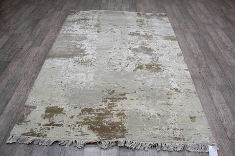 Jaipur Grey Hand Knotted 51 X 73 Area Rug 905-146774 Image 1