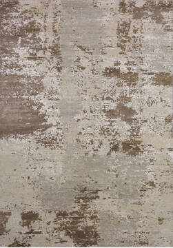 Jaipur Grey Hand Knotted 5'1" X 7'3"  Area Rug 905-146774