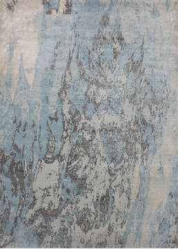 Jaipur Blue Hand Knotted 5'1" X 7'1"  Area Rug 905-146776