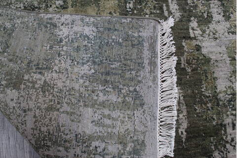 Jaipur Green Hand Knotted 51 X 72 Area Rug 905-146777 Image 6