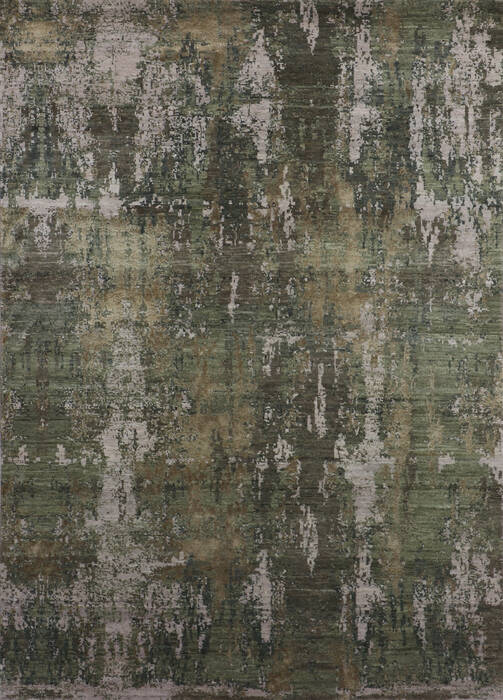 Jaipur Green Hand Knotted 51 X 72 Area Rug 905-146777 Image 0