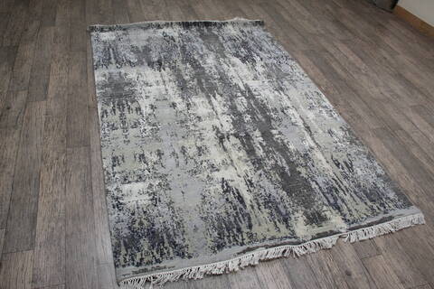 Jaipur Grey Hand Knotted 411 X 72 Area Rug 905-146778 Image 2
