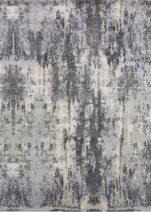 Jaipur Grey Hand Knotted 411 X 72 Area Rug 905-146778 Image 0
