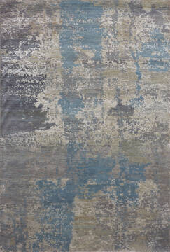 Jaipur Blue Hand Knotted 4'0" X 6'1"  Area Rug 905-146782
