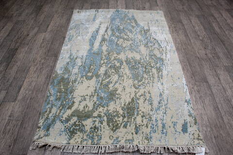 Jaipur White Hand Knotted 40 X 63 Area Rug 905-146785 Image 1