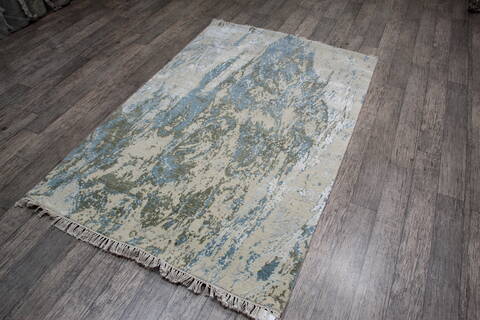 Jaipur White Hand Knotted 40 X 63 Area Rug 905-146785 Image 3