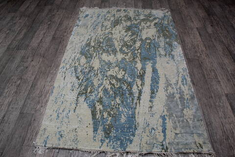 Jaipur White Hand Knotted 40 X 63 Area Rug 905-146785 Image 6