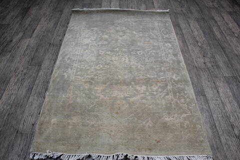 Jaipur Beige Hand Knotted 41 X 61 Area Rug 905-146788 Image 1