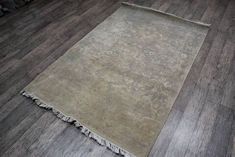 Jaipur Beige Hand Knotted 41 X 61 Area Rug 905-146788 Image 3