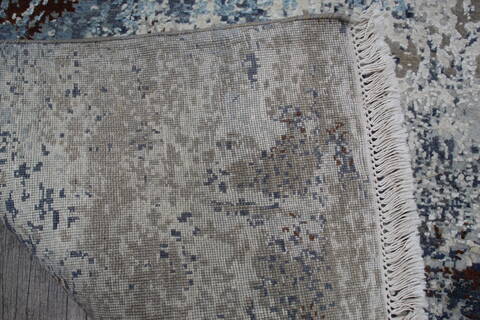 Jaipur Blue Hand Knotted 40 X 511 Area Rug 905-146789 Image 7