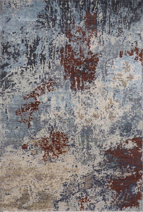 Jaipur Blue Hand Knotted 40 X 511 Area Rug 905-146789 Image 0