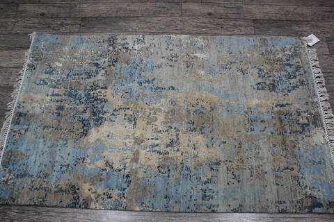 Jaipur Blue Hand Knotted 31 X 51 Area Rug 905-146799 Image 4