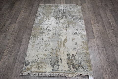 Jaipur Grey Hand Knotted 31 X 50 Area Rug 905-146801 Image 1
