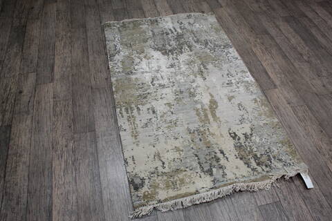 Jaipur Grey Hand Knotted 31 X 50 Area Rug 905-146801 Image 2