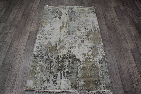Jaipur Grey Hand Knotted 31 X 50 Area Rug 905-146801 Image 6