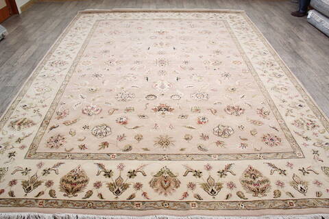 Jaipur Beige Hand Knotted 811 X 120 Area Rug 905-146803 Image 1