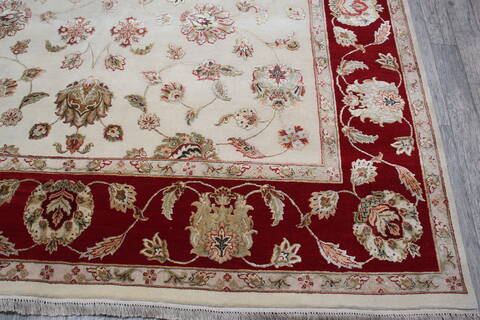 Jaipur White Hand Knotted 90 X 120 Area Rug 905-146804 Image 3