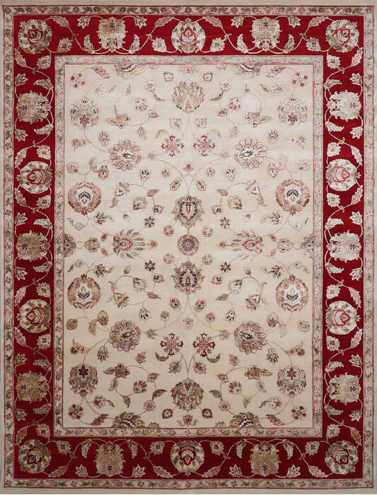 Jaipur White Hand Knotted 90 X 120 Area Rug 905-146804 Image 0