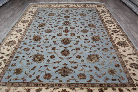 Jaipur Blue Hand Knotted 90 X 1111 Area Rug 905-146805 Image 7