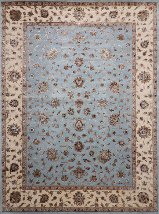 Jaipur Blue Hand Knotted 90 X 1111 Area Rug 905-146805 Image 0