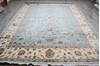 Jaipur Blue Hand Knotted 90 X 1111  Area Rug 905-146805 Thumb 1