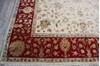 Jaipur White Hand Knotted 93 X 120  Area Rug 905-146806 Thumb 2