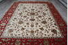 Jaipur White Hand Knotted 93 X 120  Area Rug 905-146806 Thumb 7