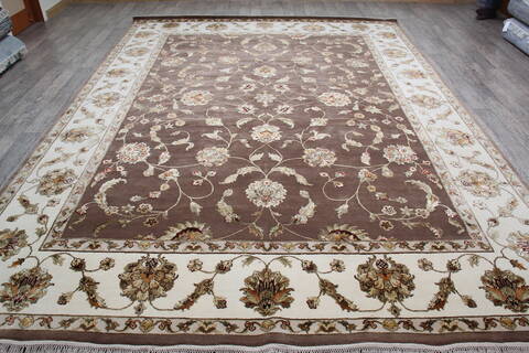 Jaipur Brown Hand Knotted 811 X 121 Area Rug 905-146807 Image 1
