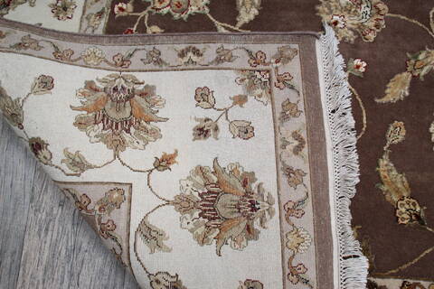 Jaipur Brown Hand Knotted 811 X 121 Area Rug 905-146807 Image 8