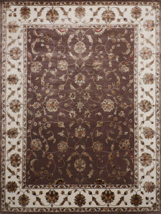 Jaipur Brown Hand Knotted 811 X 121 Area Rug 905-146807 Image 0