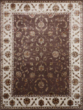 Jaipur Brown Hand Knotted 8'11" X 12'1"  Area Rug 905-146807