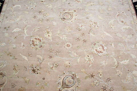 Jaipur Beige Hand Knotted 90 X 121 Area Rug 905-146810 Image 4