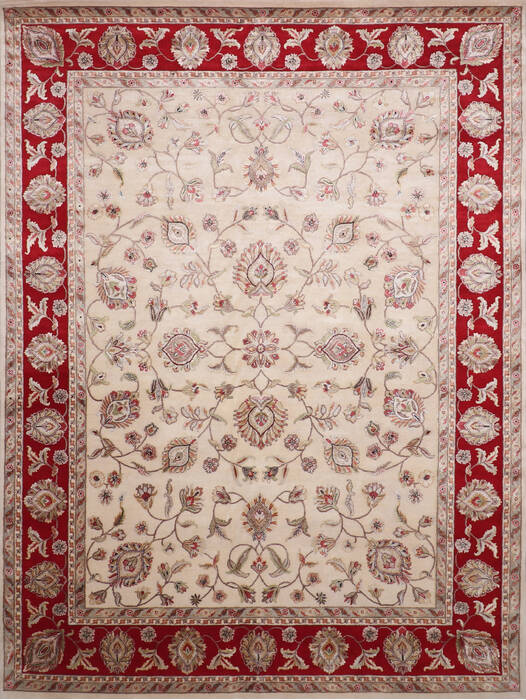 Jaipur White Hand Knotted 810 X 1111 Area Rug 905-146813 Image 0