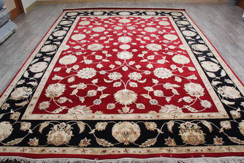 Jaipur Black Hand Knotted 90 X 121 Area Rug 905-146815 Image 1