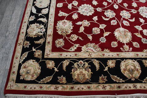 Jaipur Black Hand Knotted 90 X 121 Area Rug 905-146815 Image 2