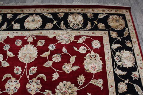Jaipur Black Hand Knotted 90 X 121 Area Rug 905-146815 Image 6