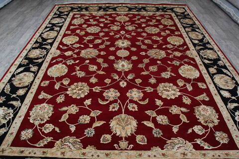 Jaipur Black Hand Knotted 90 X 121 Area Rug 905-146815 Image 7