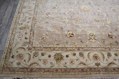Jaipur Beige Hand Knotted 811 X 121 Area Rug 905-146816 Image 2
