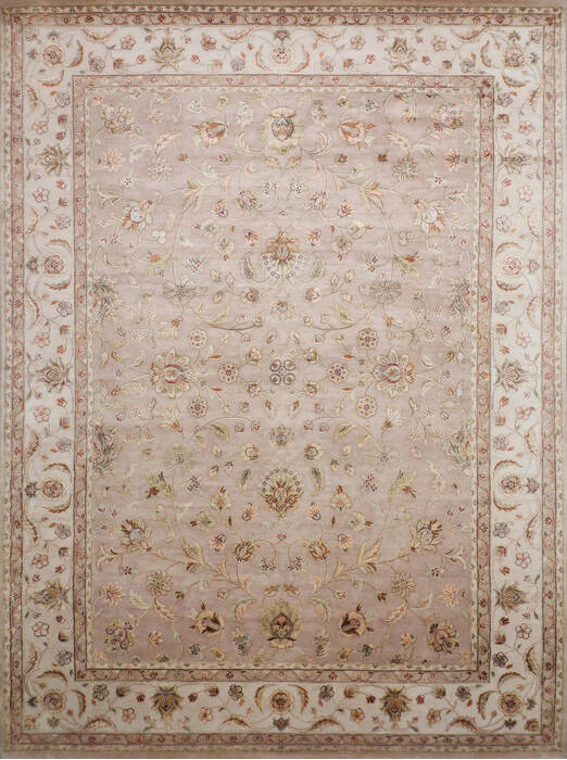 Jaipur Beige Hand Knotted 811 X 121 Area Rug 905-146816 Image 0