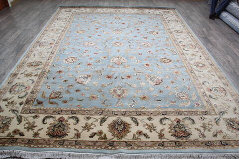Jaipur Blue Hand Knotted 810 X 120 Area Rug 905-146817 Image 1