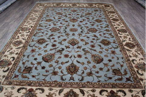 Jaipur Blue Hand Knotted 810 X 120 Area Rug 905-146817 Image 7