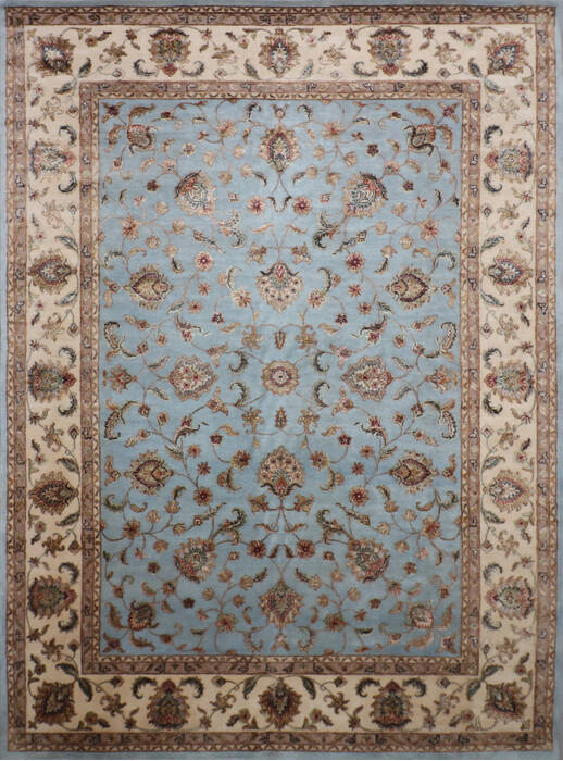 Jaipur Blue Hand Knotted 810 X 120 Area Rug 905-146817 Image 0